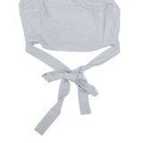 ZARA Womens Cropped Top Grey Sleeveless M