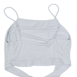 ZARA Womens Cropped Top Grey Sleeveless M