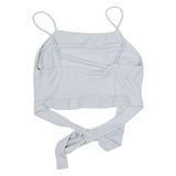 ZARA Womens Cropped Top Grey Sleeveless M