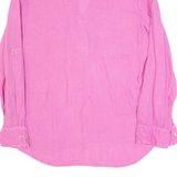 ZARA Womens Shirt Pink Collared Long Sleeve M