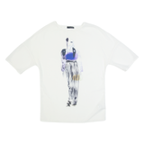 ZARA Sheer Womens Printed Top White S