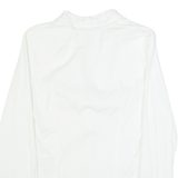 ZARA BASIC Womens Shirt White V-Neck Long Sleeve XS