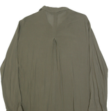 ZARA WOMAN Womens Shirt Green Collared Long Sleeve M