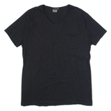 STUDIO 210 Womens Top Black 90s XL