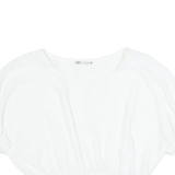 ZARA Womens Cropped Top White S