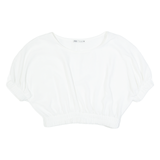 ZARA Womens Cropped Top White S