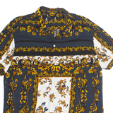 Mens Shirt Beige Floral L