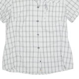 JACK WOLFSKIN Womens Shirt White Check M