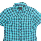 MAMMUT Womens Shirt Blue Check M