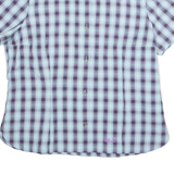 JACK WOLFSKIN Womens Shirt Blue Check M