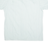 Mens Shirt White Striped L