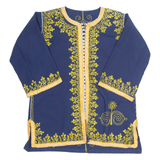 Eastern Inspired Womens Plain Shirt Blue 3/4 Sleeve S