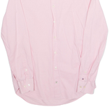 TOMMY HILFIGER Slim Fit Mens Shirt Pink Check Long Sleeve M
