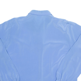 DEL MOD Womens Plain Shirt Blue Long Sleeve L