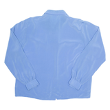 DEL MOD Womens Plain Shirt Blue Long Sleeve L