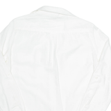 LEVI'S Womens Plain Shirt White Linen Long Sleeve S