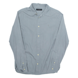 ALL SAINTS Mens Plain Shirt Grey Long Sleeve M