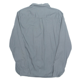 ALL SAINTS Mens Plain Shirt Grey Long Sleeve M