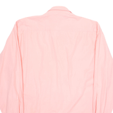 UPTOWN Mens Plain Shirt Pink Long Sleeve L
