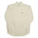 FACONNNABLE Mens Plain Shirt Beige Long Sleeve M