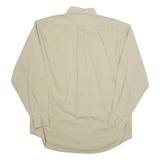 FACONNNABLE Mens Plain Shirt Beige Long Sleeve M