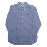 G-STAR RAW Mens Shirt Blue Striped Long Sleeve L