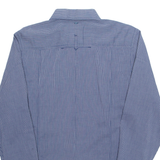 G-STAR RAW Mens Shirt Blue Striped Long Sleeve L