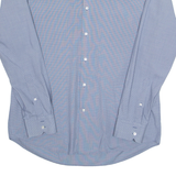 HUGO BOSS Mens Shirt Blue Check Long Sleeve XL