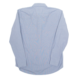 HUGO BOSS Mens Shirt Blue Check Long Sleeve XL