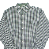 PIERRE CARDIN Mens Shirt Black Check Long Sleeve L