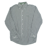 PIERRE CARDIN Mens Shirt Black Check Long Sleeve L