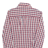 TOMMY HILFIGER Womens Shirt Red Check Long Sleeve S
