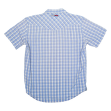 TOMMY JEANS Mens Shirt Blue Check L