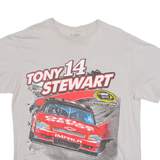 NASCAR Tony Stewart L* Mens T-Shirt Grey USA L