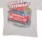 NASCAR Tony Stewart L* Mens T-Shirt Grey USA L