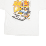 CHASE AUTHENTICS NASCAR What Can Brown Do For You? Tim Brown 44 Mens T-Shirt White USA XL