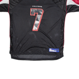 NFL Atlanta Falcons 7 Vick Mens Jersey Black USA V-Neck 2XL