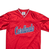 LEE Cardinals Mens Jersey Red USA V-Neck M
