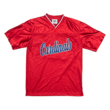 LEE Cardinals Mens Jersey Red USA V-Neck M