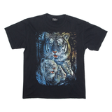 ROOK & MANG Tiger Mens T-Shirt Black L