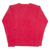 TOMMY HILFIGER Mens Jumper Red Tight Knit L