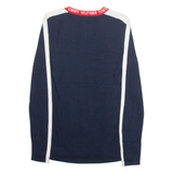TOMMY HILFIGER Womens Jumper Blue Tight Knit M