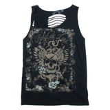 Womens Vest Black Sleeveless XS