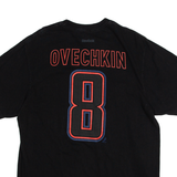 REEBOK Washington Capitals Womens T-Shirt Black USA XL