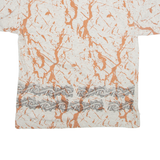 Womens T-Shirt Brown Crew Neck M