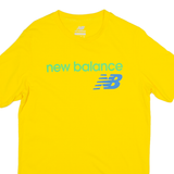 NEW BALANCE Womens T-Shirt Yellow M