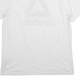 REEBOK Womens T-Shirt White L