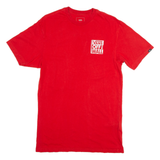 VANS Classic Fit Womens T-Shirt Red M