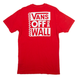VANS Classic Fit Womens T-Shirt Red M