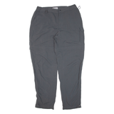 COLUMBIA Womens Trousers Grey Relaxed Tapered Nylon W30 L30